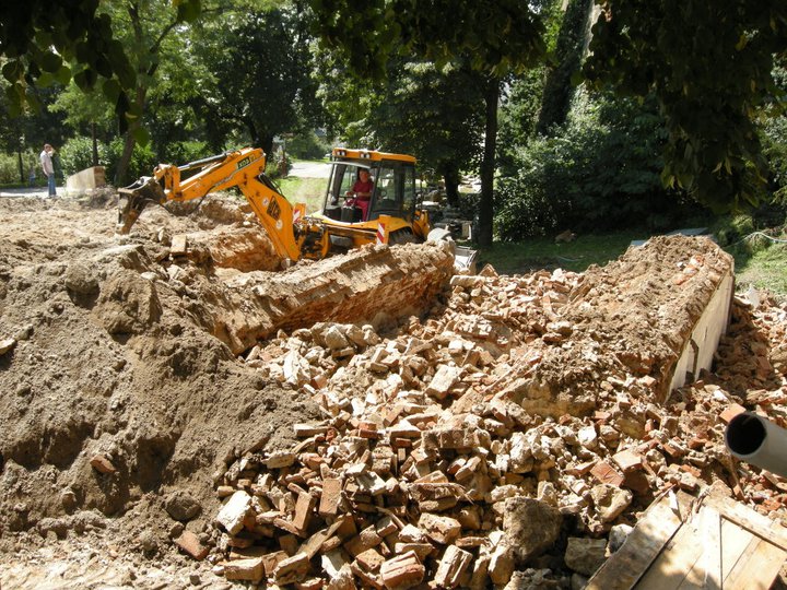 Búracie práce na moste, foto: Ján Stupka